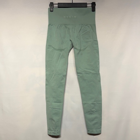 NVGTN Contour Seamless Leggings Sage Green Size Small - Picture 6 of 9
